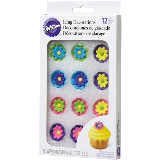 Buy The Wilton Icing Decorations Bright Flower Candy At Michaels